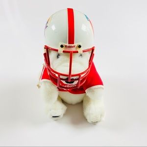 Vintage Coca Cola 1993 Polar Bear with Helmet